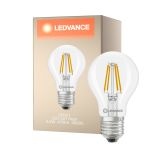 Ledvance Classic LED E27 Pære Filament Klar 3.4W 470lm - 840 Kald Hvit| Erstatter 40W