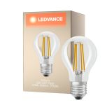Ledvance Classic LED E27 Pære Filament Klar 5.9W 806lm - 827 Ekstra Varm Hvit | Erstatter 60W