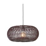 Good&Mojo Pendel Lampe Arizona Rattan Burgundy S | Egnet for 1x E27 