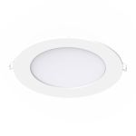 Noxion LED Downlight Slim V2.0 12W 1200lm 120D - 840 Kald Hvit | 170mm - Utskjæring 150mm - IP44 - 1-10v Dimbar 