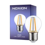 Noxion Lucent LED E27 Ball Filament Klar 2.5W 250lm - 827 Ekstra Varm Hvit | Dimbar - Erstatter 25W