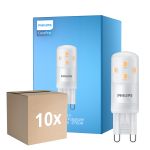 Fordelspakning 10x Philips CorePro LED Capsule G9 Matt 2.7W 300lm - 827 Ekstra Varm Hvit | Dimbar - Erstatter 25W