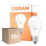 Fordelspakning 10x Osram Parathom LED Star E27 Pære matt 8.5W 806lm - 827 ekstra varm hvit | erstatter 60W