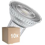 Fordelspakning 10x Ledvance LED Spot GU10 PAR16 6.1W 575lm 60D - 927 Ekstra Varm Hvit | Beste Fargegjengivelse - Dimbar - Erstatter 80W