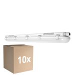 Fordelspakning 10x Ledvance LED Lyslister Vanntett Fuktighetstett 32W 4000lm - 830 Varm Hvit | 120cm 