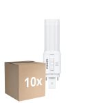 Fordelspakning 10x Philips CorePro PL-C LED 360D 5.9W 850lm - 830-840-865 CCT | 2-Stift - Erstatter 13W