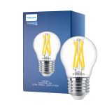 Philips MASTER LED E27 Ball Filament Klar 3.5W 470lm - 922-927 Dim To Warm | Beste Fargegjengivelse - Dimbar - Erstatter 40W