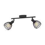 Eglo Taklampe Sonni Stål Svart | IP20 - Egnet for 2x E14 