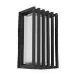 Eglo Veggbelysning Genovese Aluminium Svart 10W 1050lm - 865 Daglys | IP65 - Bevegelsessensor