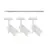 Nordlux Jerome Komplet set 1-Fase Rail 1 Meter Hvit | incl. 3x Spot