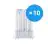 Fordelspakning 10x Osram Dulux F 24W 830 | varm hvit - 4-stift