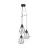 Eglo Pendel Lampe Tarbes Stål Svart | IP20 - Egnet for 3x E27 