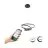 Eglo Pendel Lampe Lobinero-Z Aluminium Stål Svart 40W 6100lm - 830-865 Innstillbar Hvit | IP20 - Zigbee Dimbar