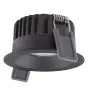 Ledvance LED spot Fix Aluminium svart 8W 640lm 36D - 927 ekstra varm hvit | Utskjæring 68mm - IP44 - beste fargegjengivelse - dimbar