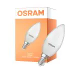 Osram Classic LED E14 Mignon Matt 7.5W 806lm - 827 Ekstra Varm Hvit | Erstatter 60W