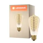 Ledvance Vintage 1906 LED E27 Pære gull 4.8W 420lm - 822 ekstra varm hvit | dimbar - erstatter 37W