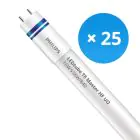 Fordelspakning 25x Philips LED Lysrør T8 MASTER (HF) Ultra Output 16W 2500lm - 840 kald hvit | 120cm - erstatter 36W
