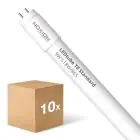 Fordelspakning 10x Noxion LED Lysrør T8 Avant (EM/Mains) Standard Output 15W 1800lm - 865 Daglys | 120cm - Erstatter 36W