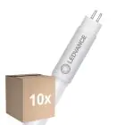 Fordelspakning 10x Ledvance LED Lysrør T5 AC Mains P Mains (AC) High Efficiency 11W 1550lm - 830 Varm Hvit | 85cm - Erstatter 21W