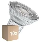 Fordelspakning 10x Ledvance LED Spot GU10 PAR16 2.4W 230lm 36D - 927 Ekstra Varm Hvit | Beste Fargegjengivelse - Dimbar - Erstatter 35W