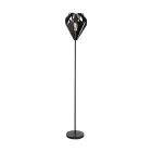 Eglo Gulvlampe Carlton 5 Stål Svart | IP20 - Egnet for 1x E27 